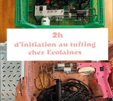 Charger l&#39;image dans la galerie, Ateliers d&#39;initiation au tufting - Ecolaines Rennes
